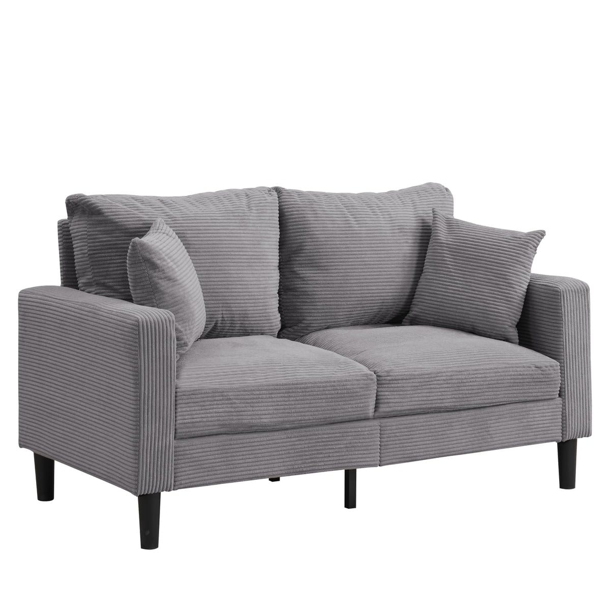 Light Gray 2 Seat Loveseat Sofa V169945