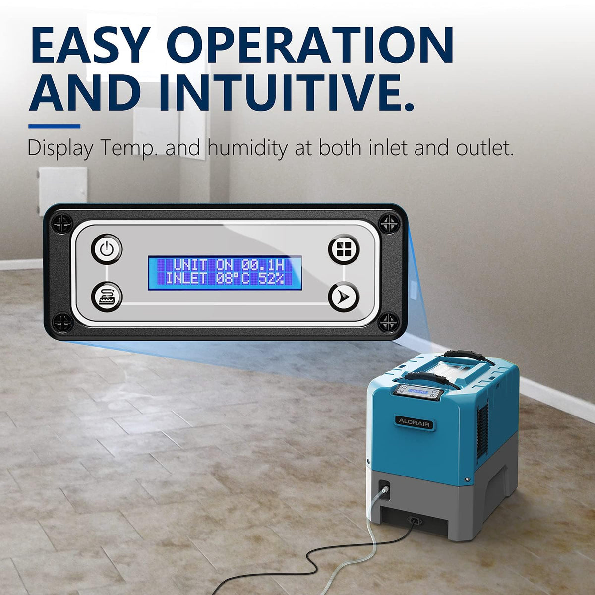 180 PPD Commercial & Industrial Dehumidifier with Pump R198