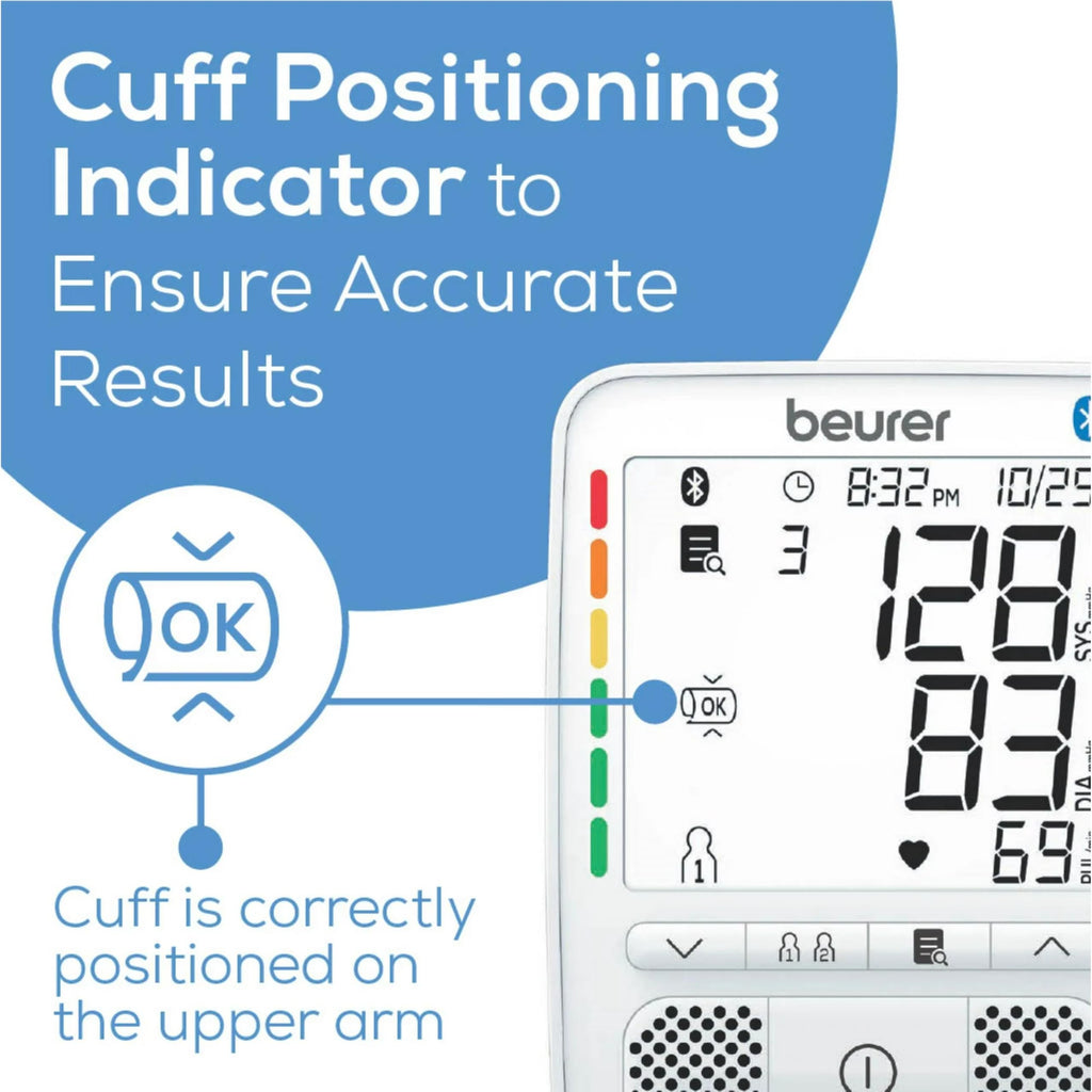Upper Arm Blood Pressure Monitor with Bluetooth and Talking Function G5459