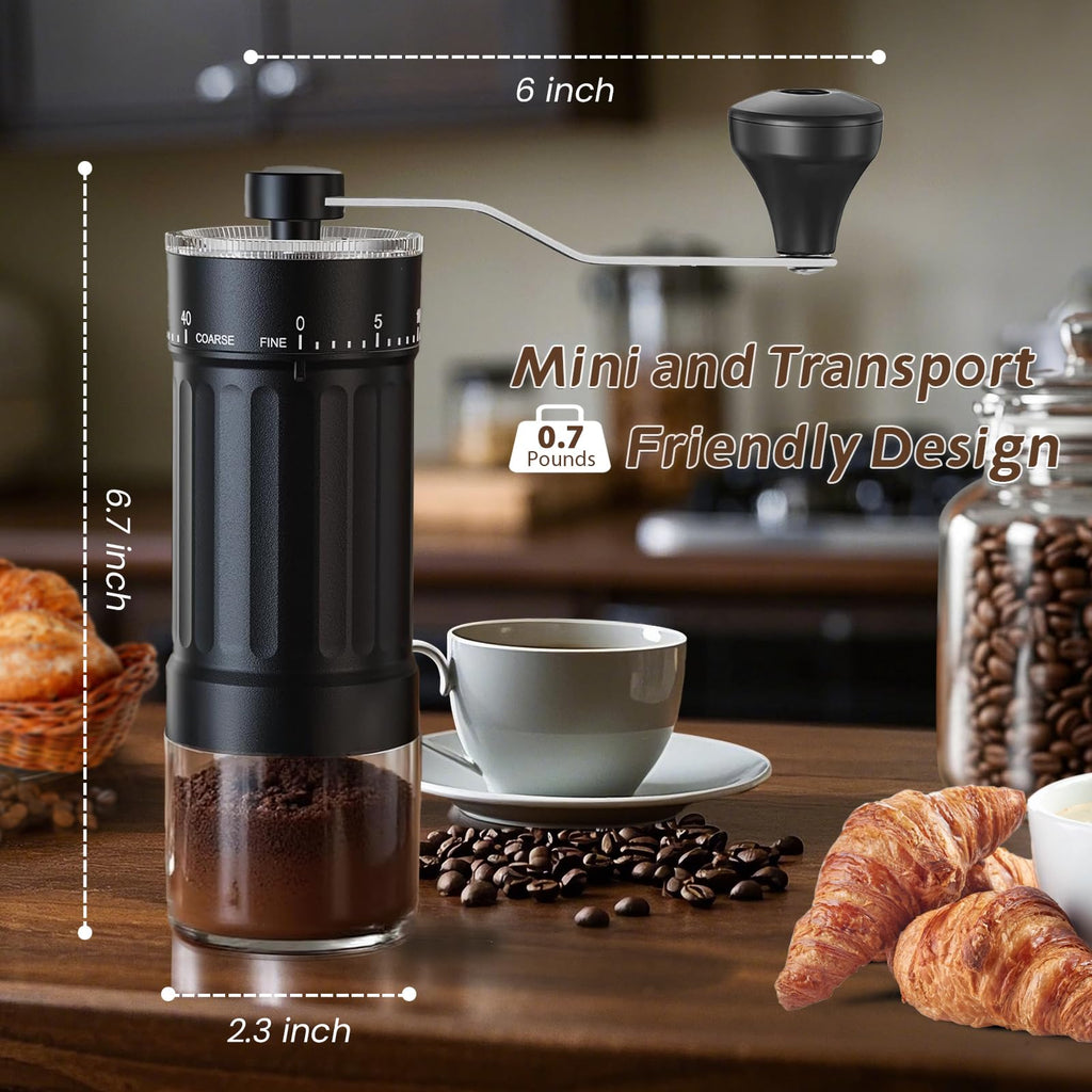 Manual Coffee Grinder with Ceramic Conical Burr F88671