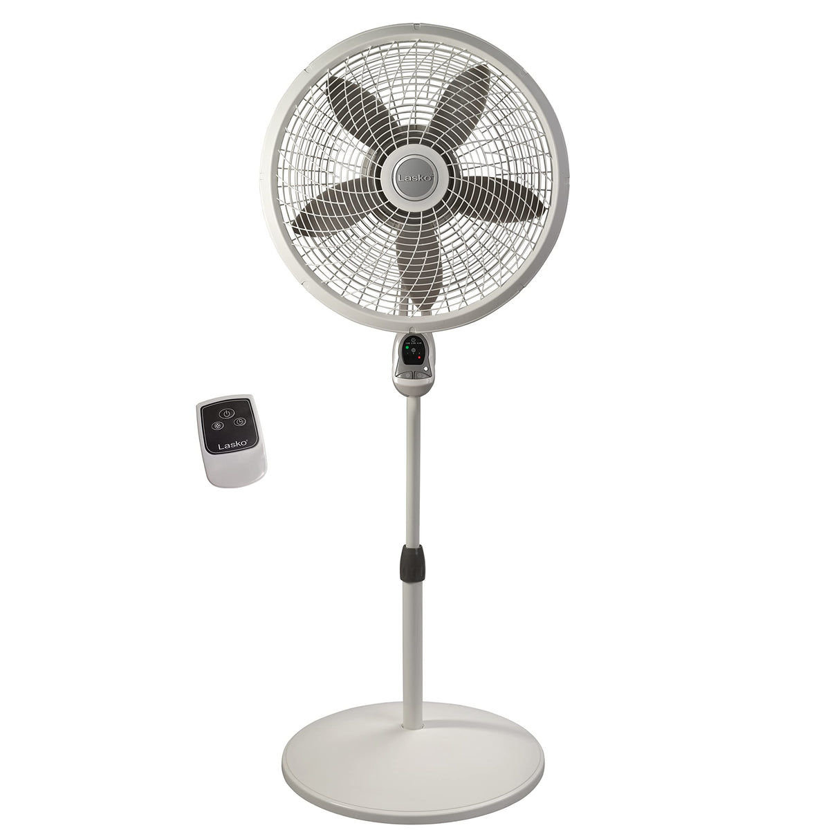 Adjustable 3 Speed 18" White Pedestal Fan V23161