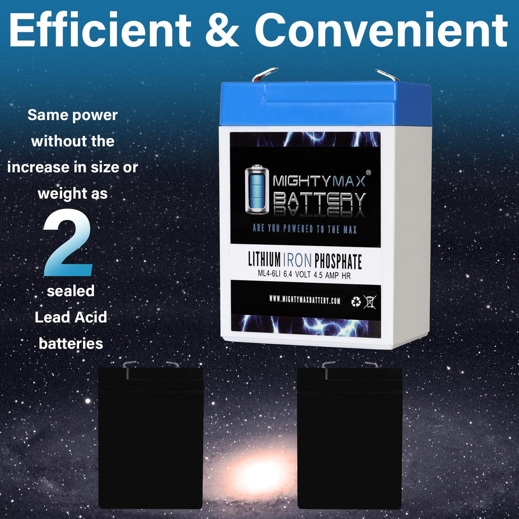 6V 4.5AH Lithium Replacement Battery K316