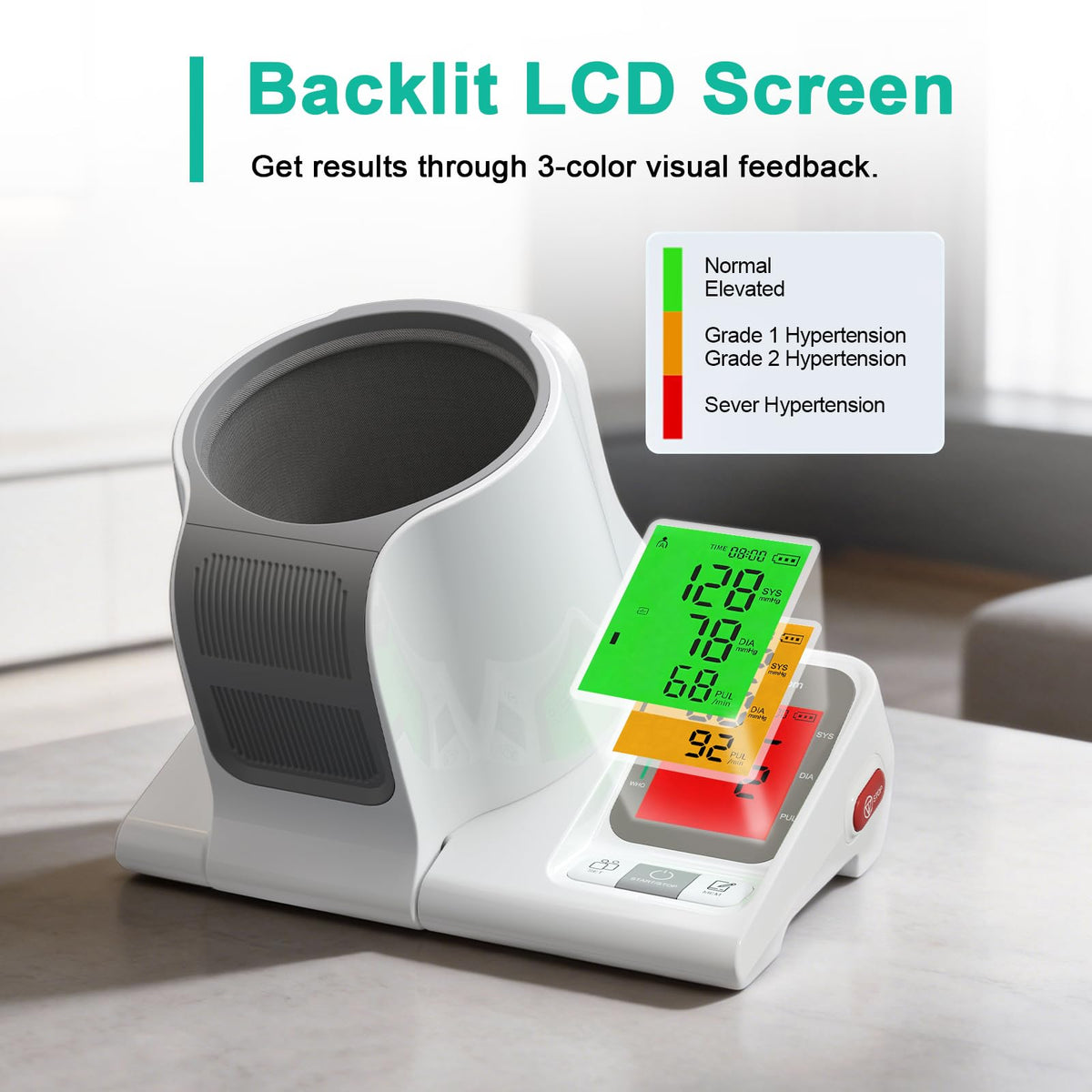 Upper Arm Blood Pressure Monitor XL Cuff U86807