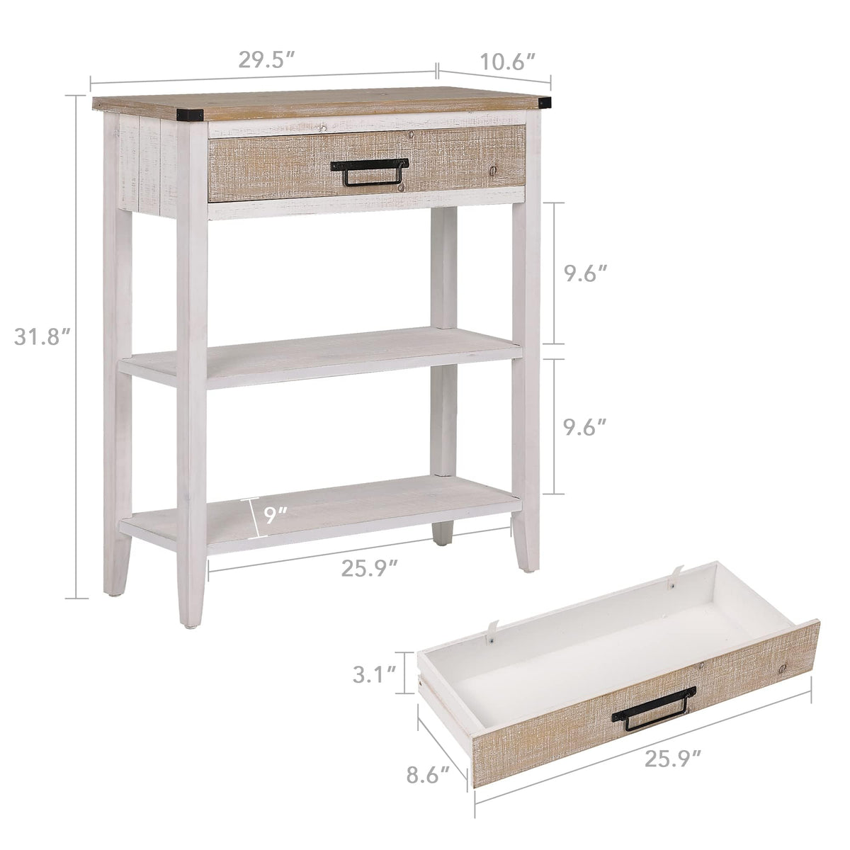 Console Table with Drawer Z3197