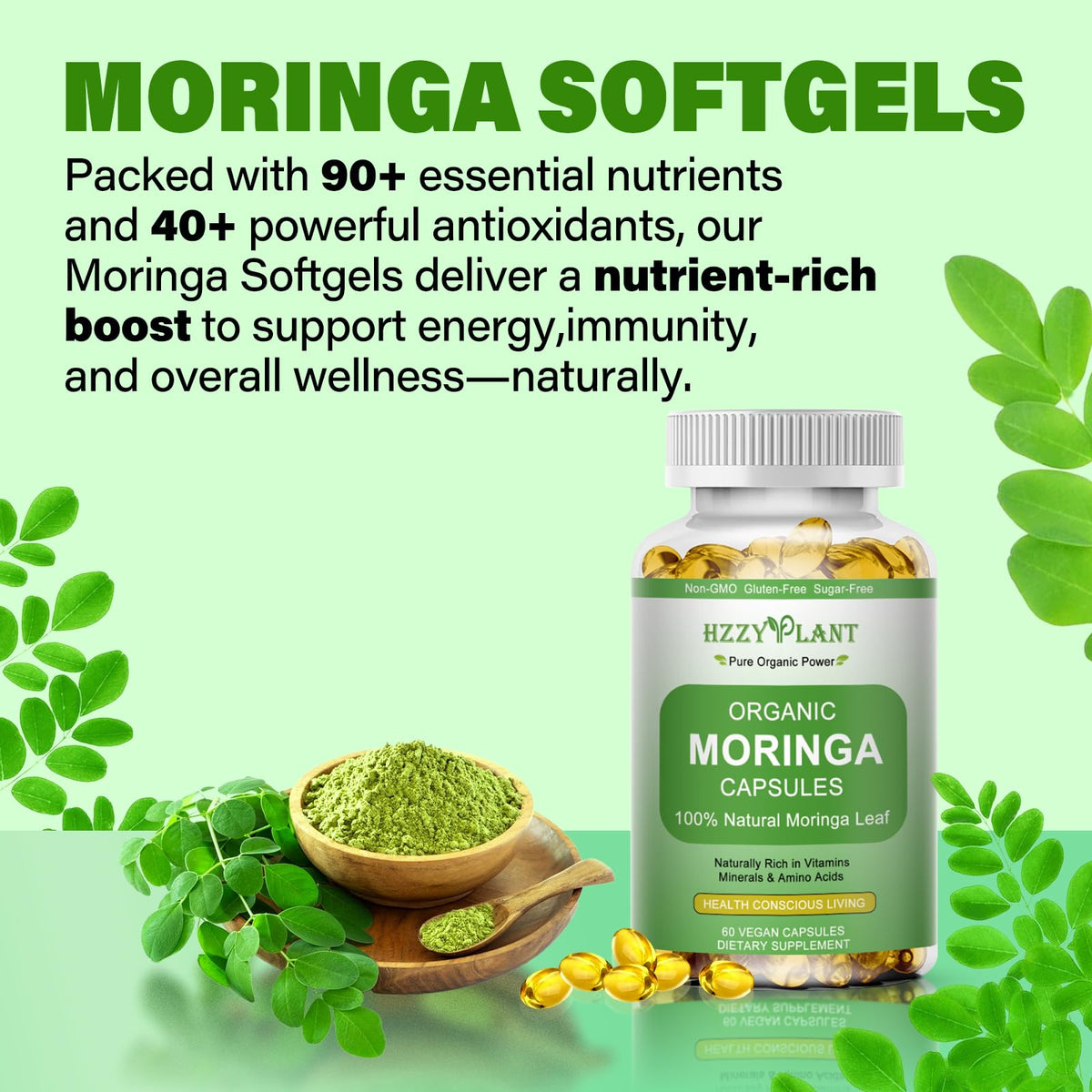 Moringa Softgel Capsules W774