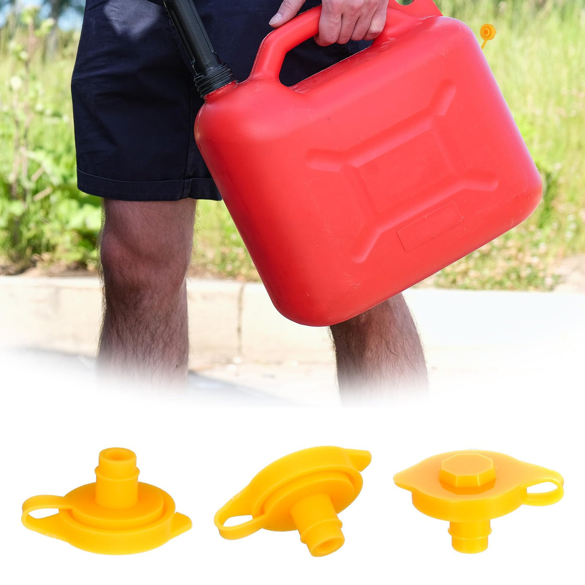 12PCS Yellow Gas Can Vents Y571