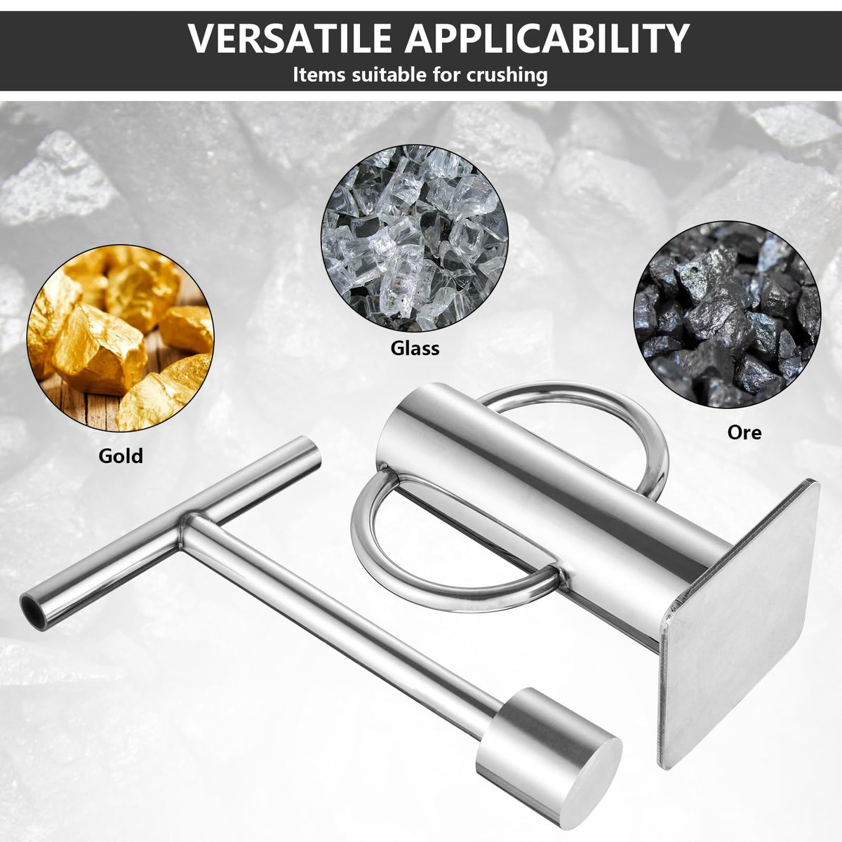 Stainless Steel Rock Crusher Y62070