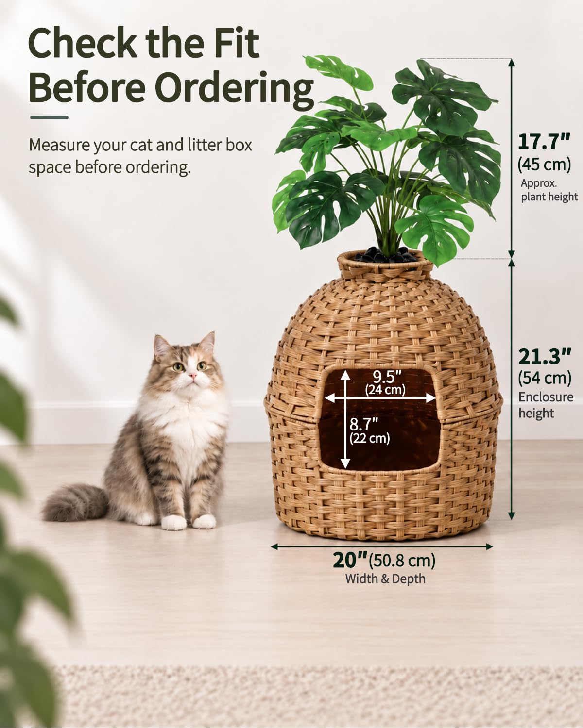Cat Litter Box Enclosure J691617