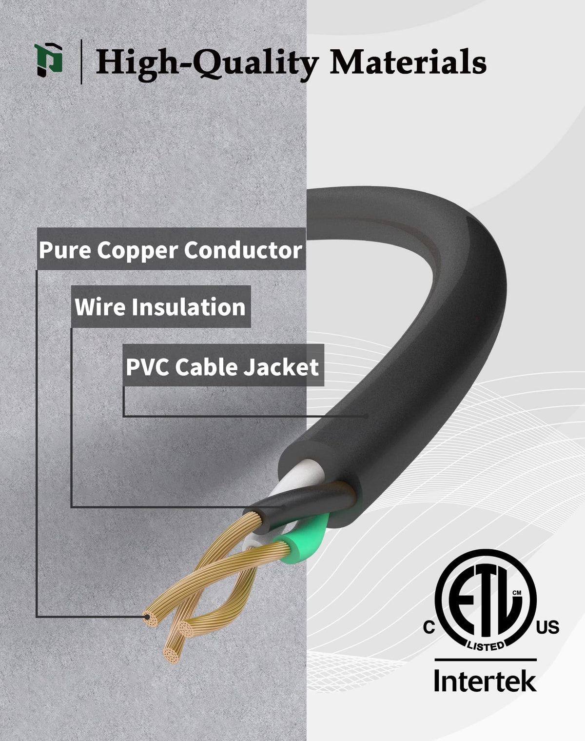 100Ft 12 Gauge Extension Cord with 3-Outlets K731696