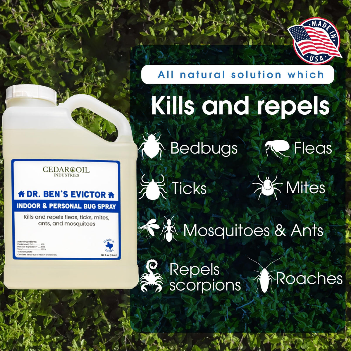 128 Fluid Oz Indoor & Personal Bug Spray E11430