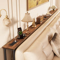 118 Inch Sofa Table with Power Outlets Y3650