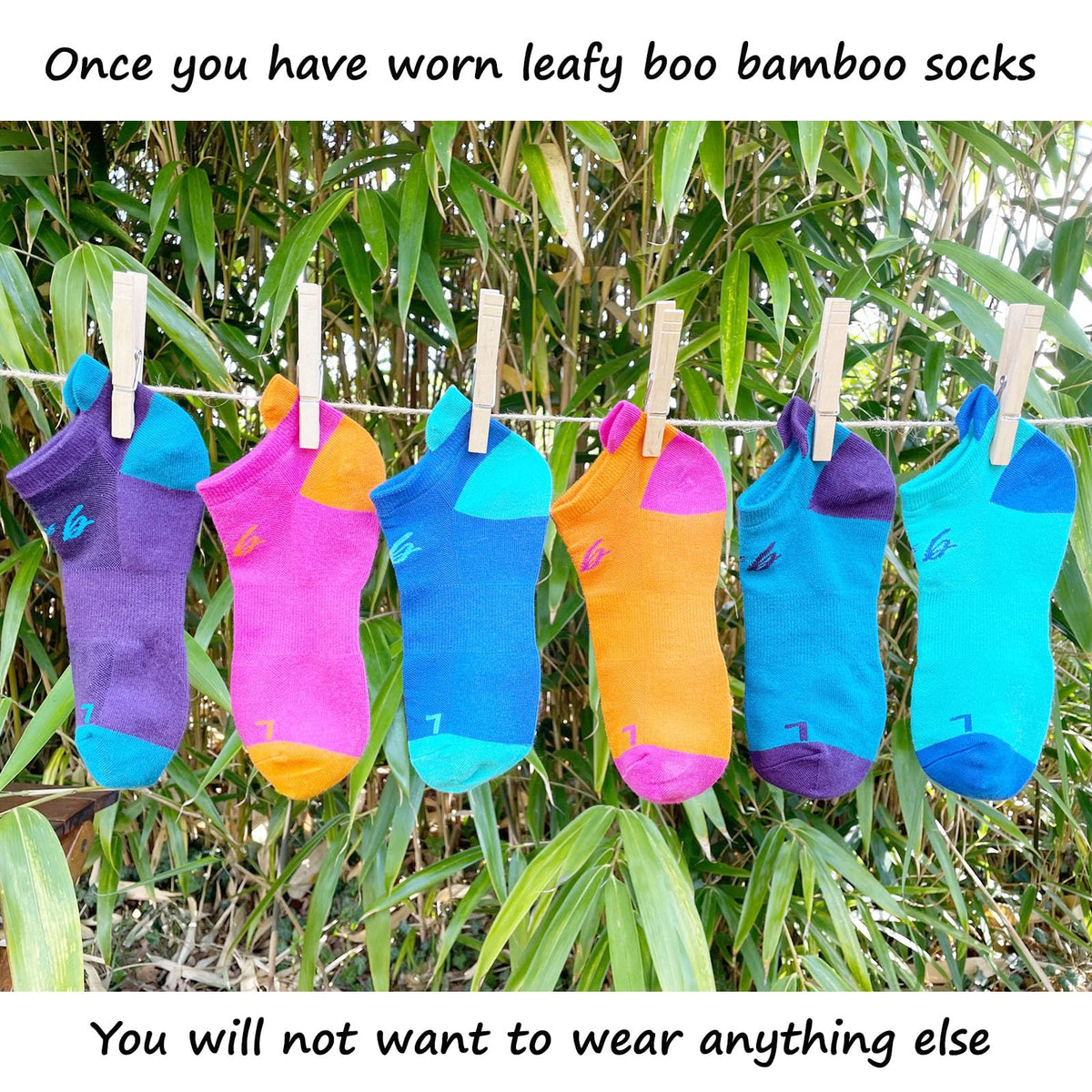 Bamboo Low Cut Running Socks for Women, Size 5-10, Pack of 6 Pairs Z4178