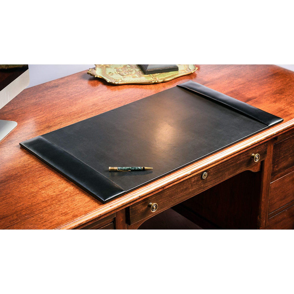 Black 8 Piece Bonded Leather Desk Set T37109