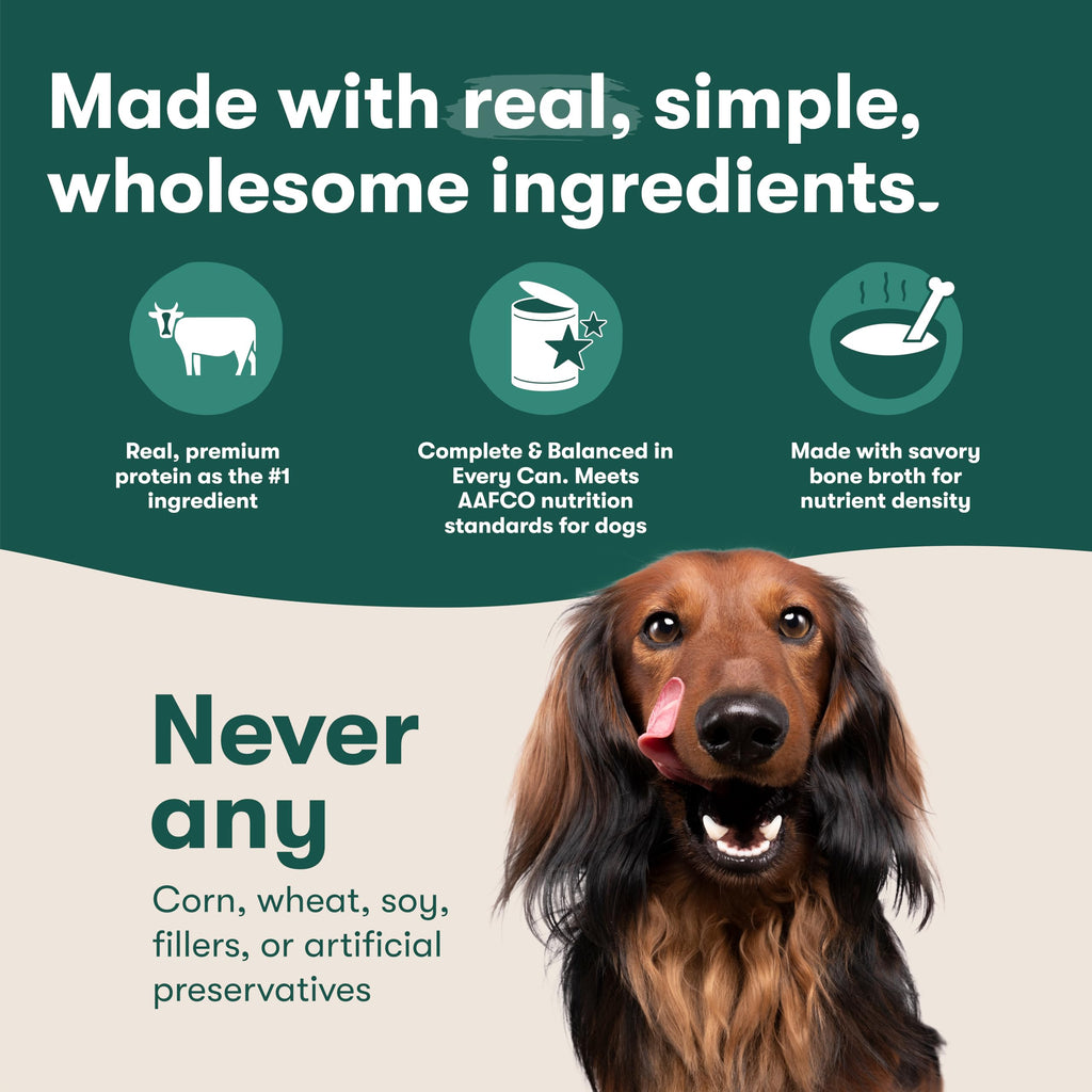 Grain Free Beef & Vegetables Wet Dog Food 12 Pack I2570