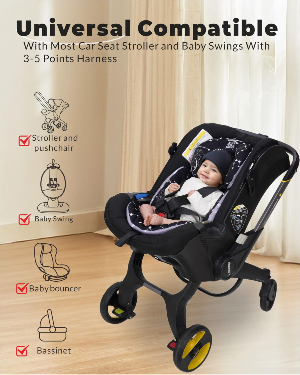 Infant Car Seat Insert with Removable Cushion V359757