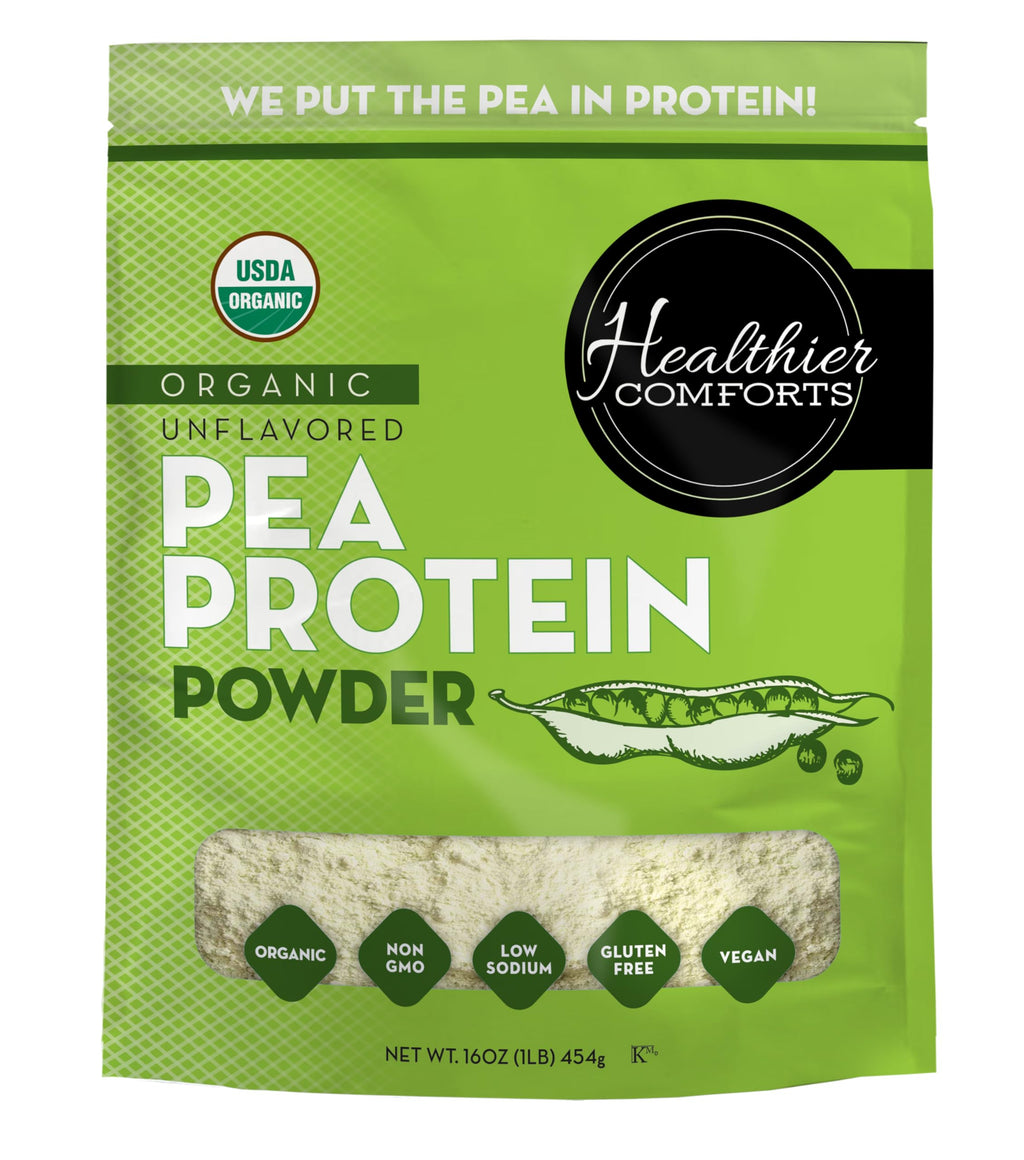 Organic Unflavored Pea Protein Powder 1 lb Q926