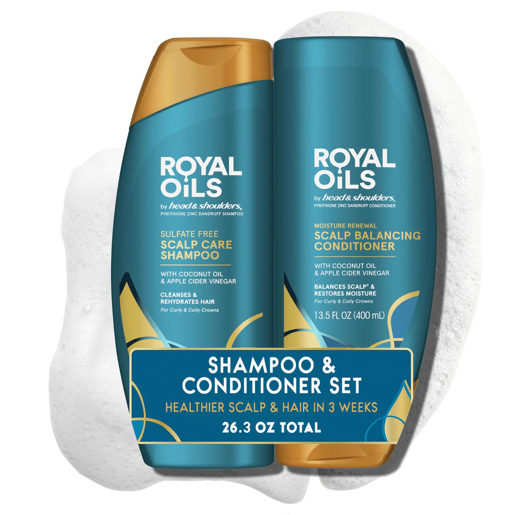 Shampoo and Conditioner Set 1% Pyrithione Zinc 12.8 fl oz Z240965