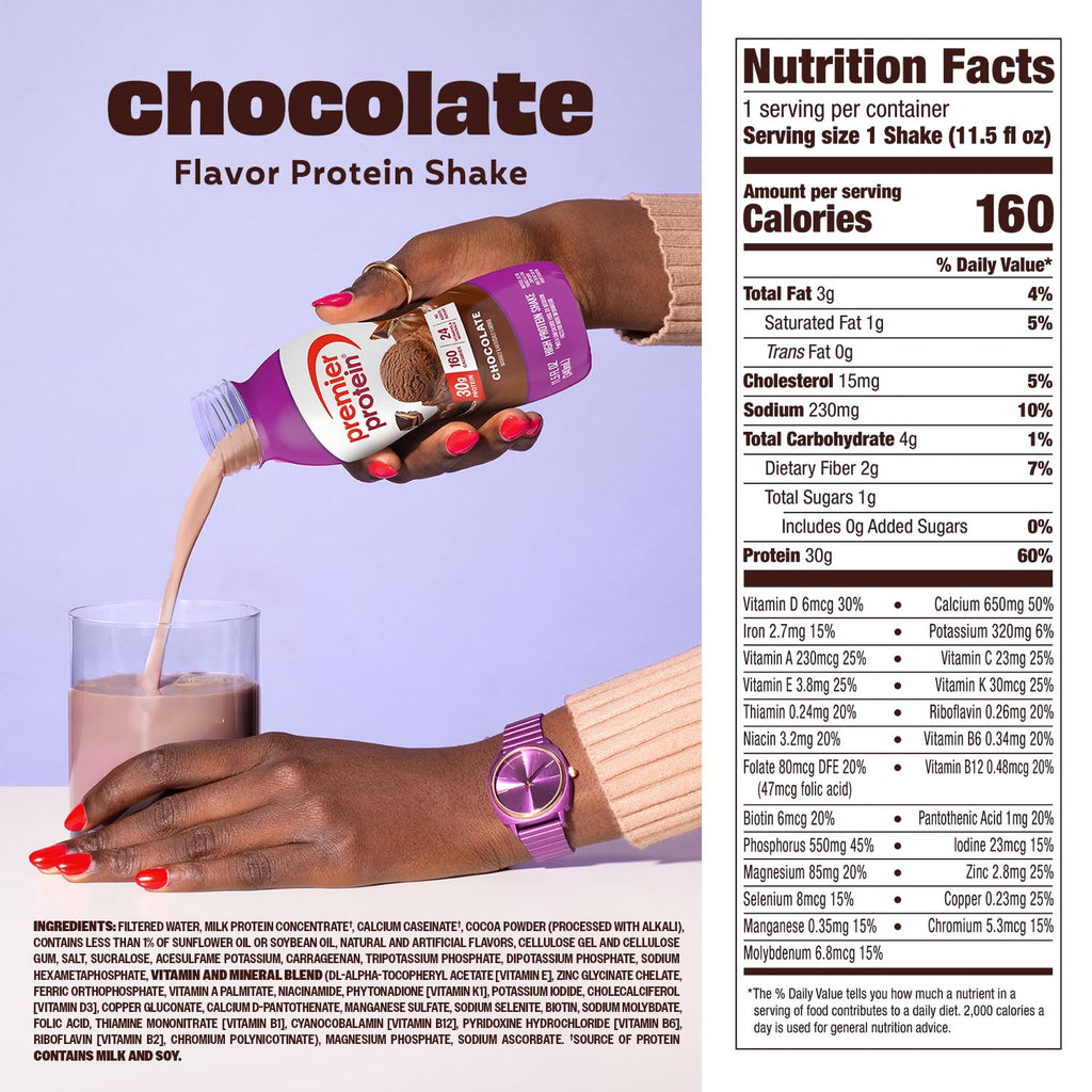 Chocolate 30g High Protein Shake 12 Pack Q951