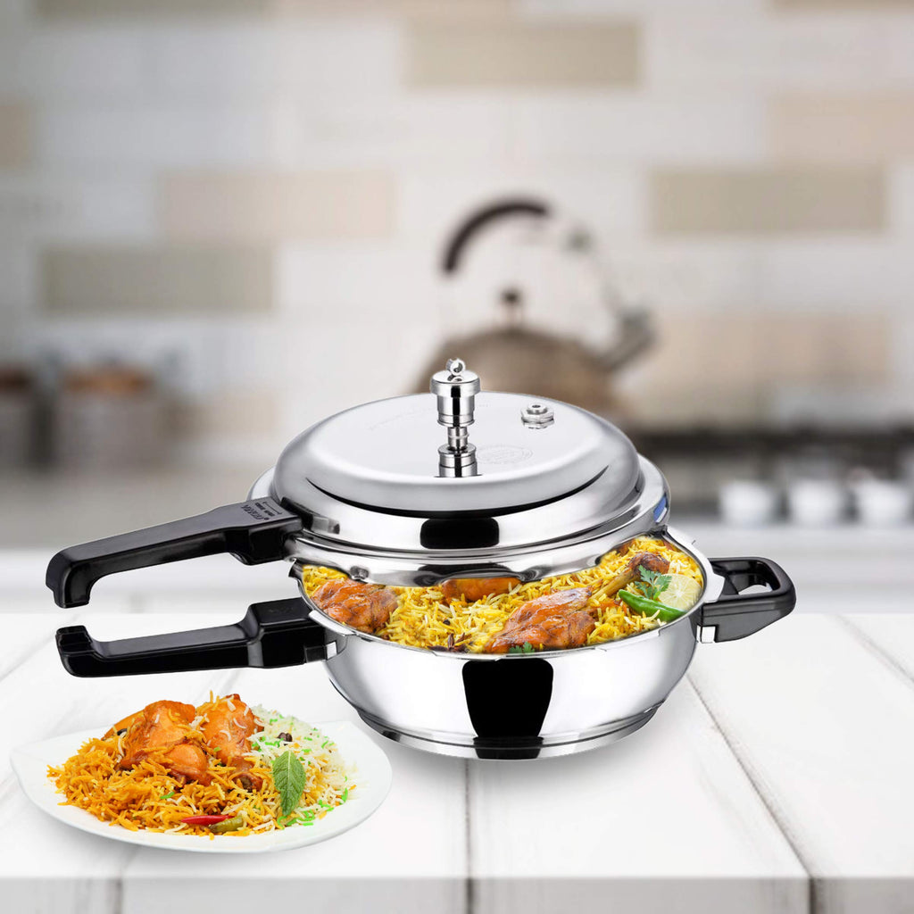 Stainless Steel Sandwich Bottom Pressure Pan S629652
