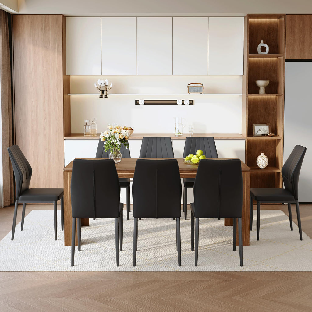 71 Inch Dining Table Set with 8 Chairs C3806