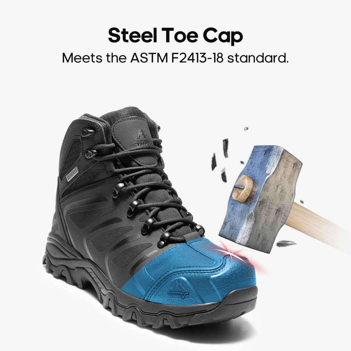 Waterproof Steel Toe Work Boots A2777