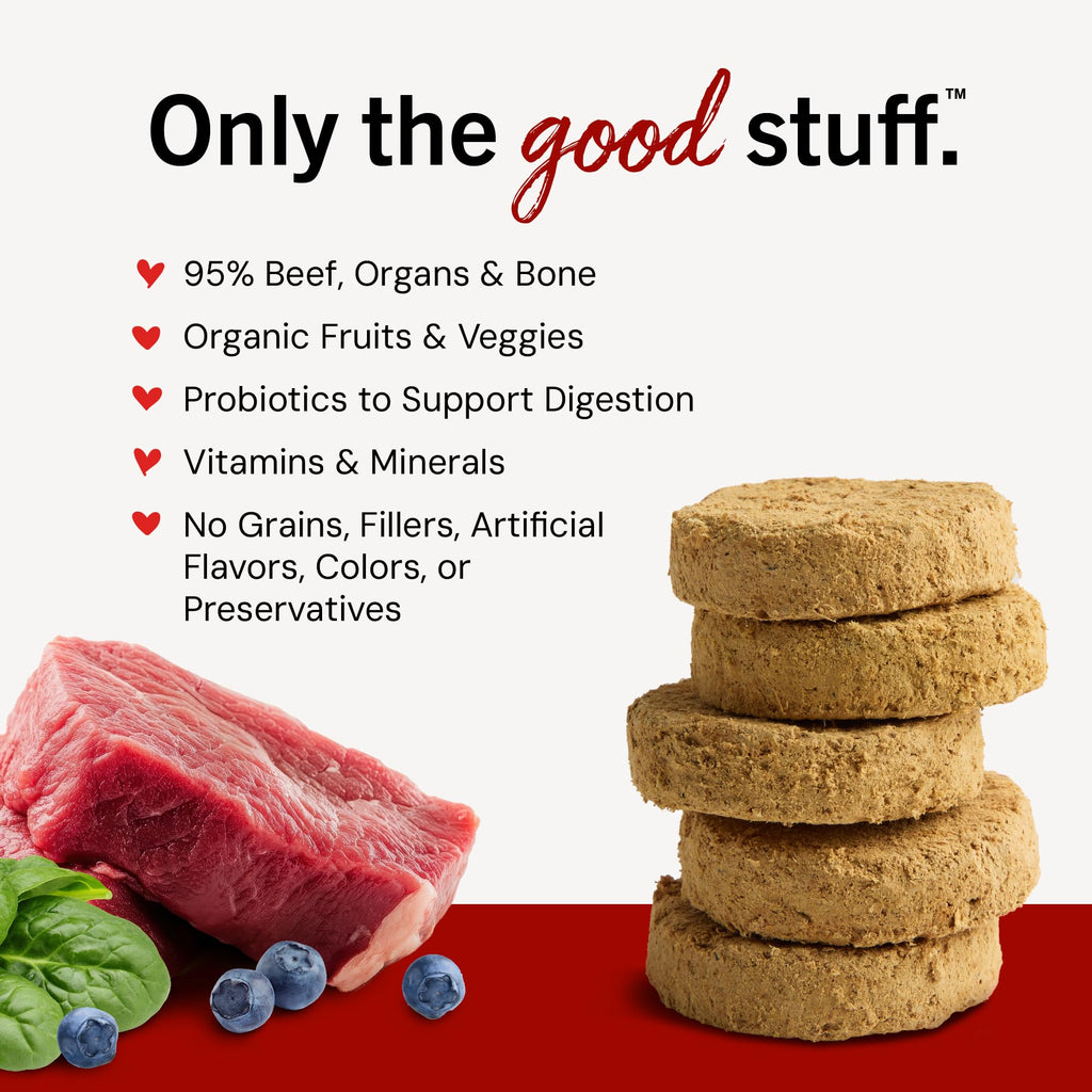 Freeze-Dried Raw Beef Grain-Free Dog Food 25 oz F82668