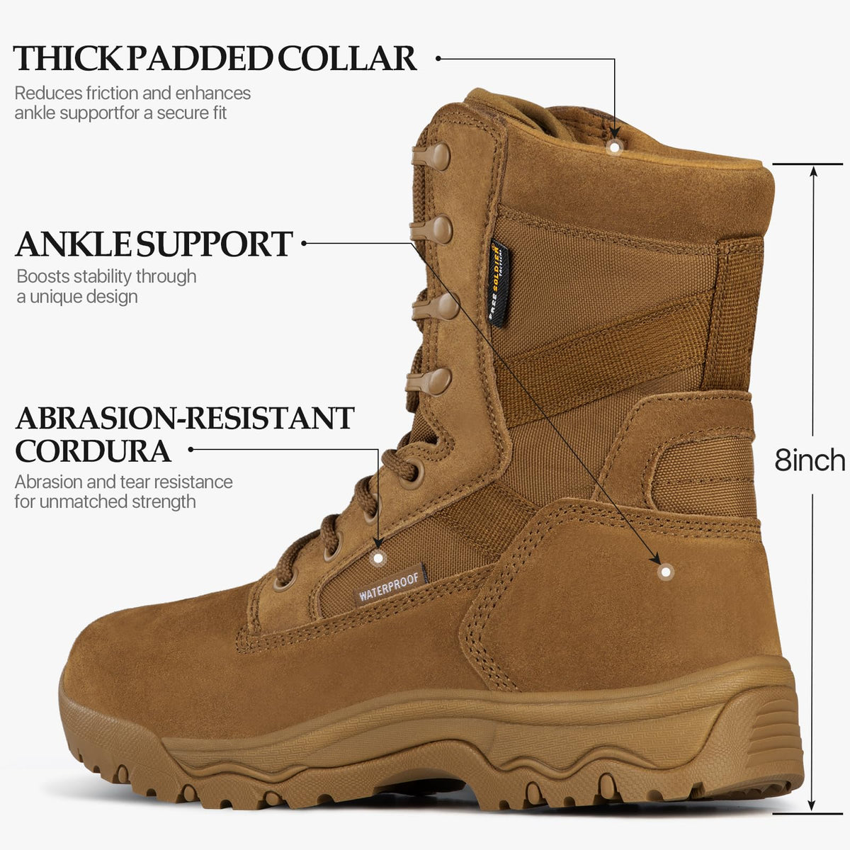 8" Work Boots E9278