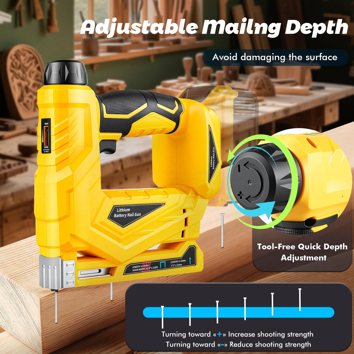 18 Gauge Cordless Brad Nailer and Narrow Crown Stapler W752231