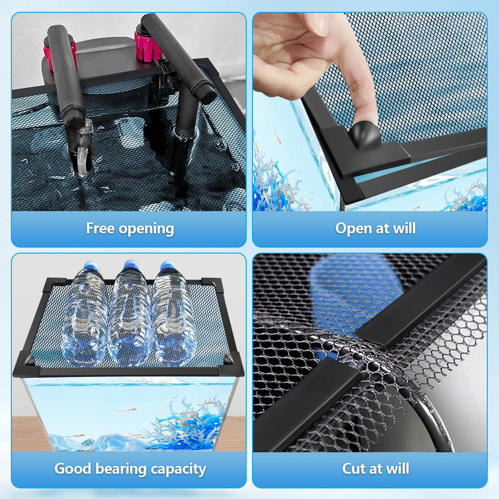 Magnetic Mesh Aquarium Cover B296