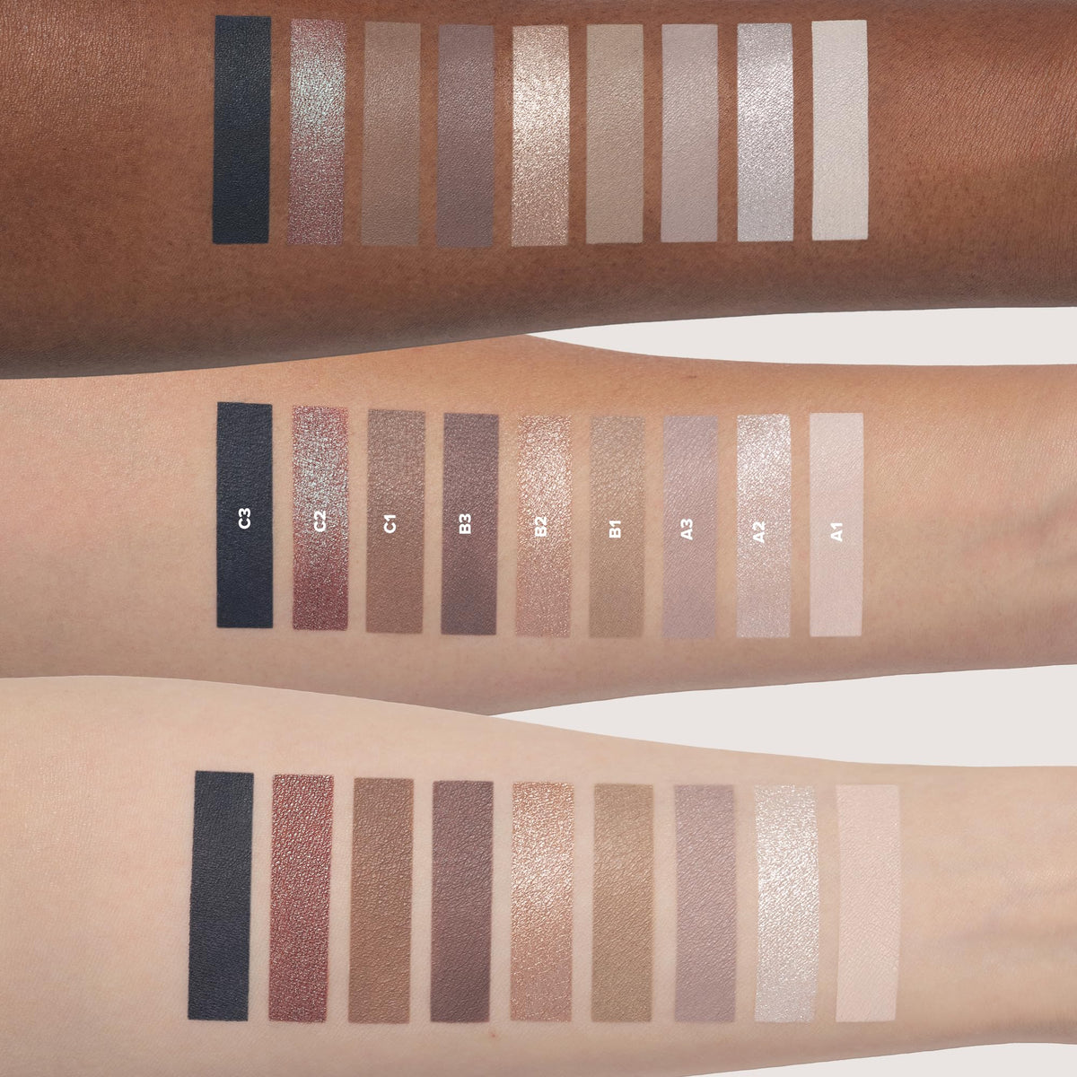 Mini Eyeshadow Palettes - Matte and Metallics L45048