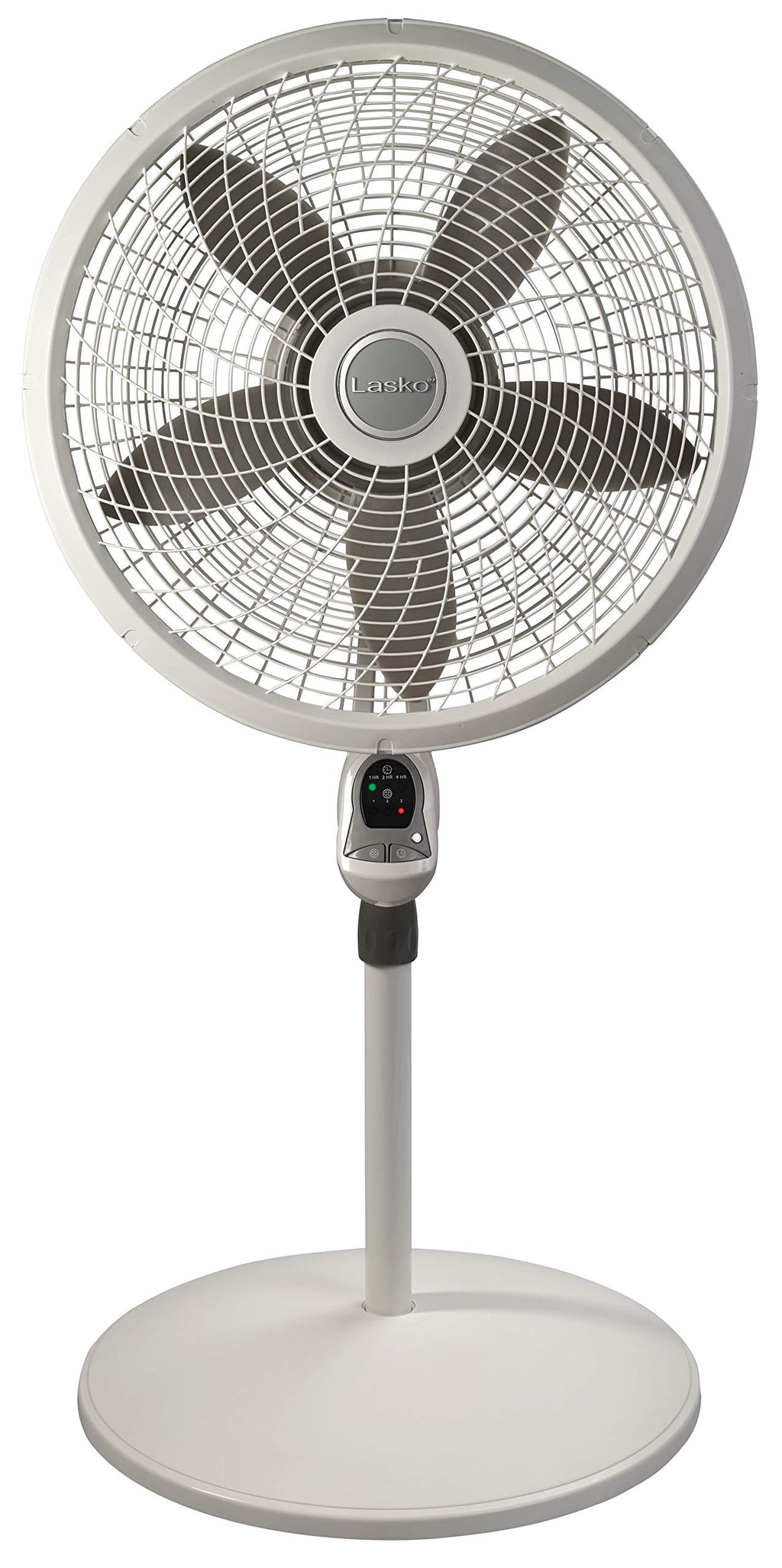 Adjustable 3 Speed 18" White Pedestal Fan V23161