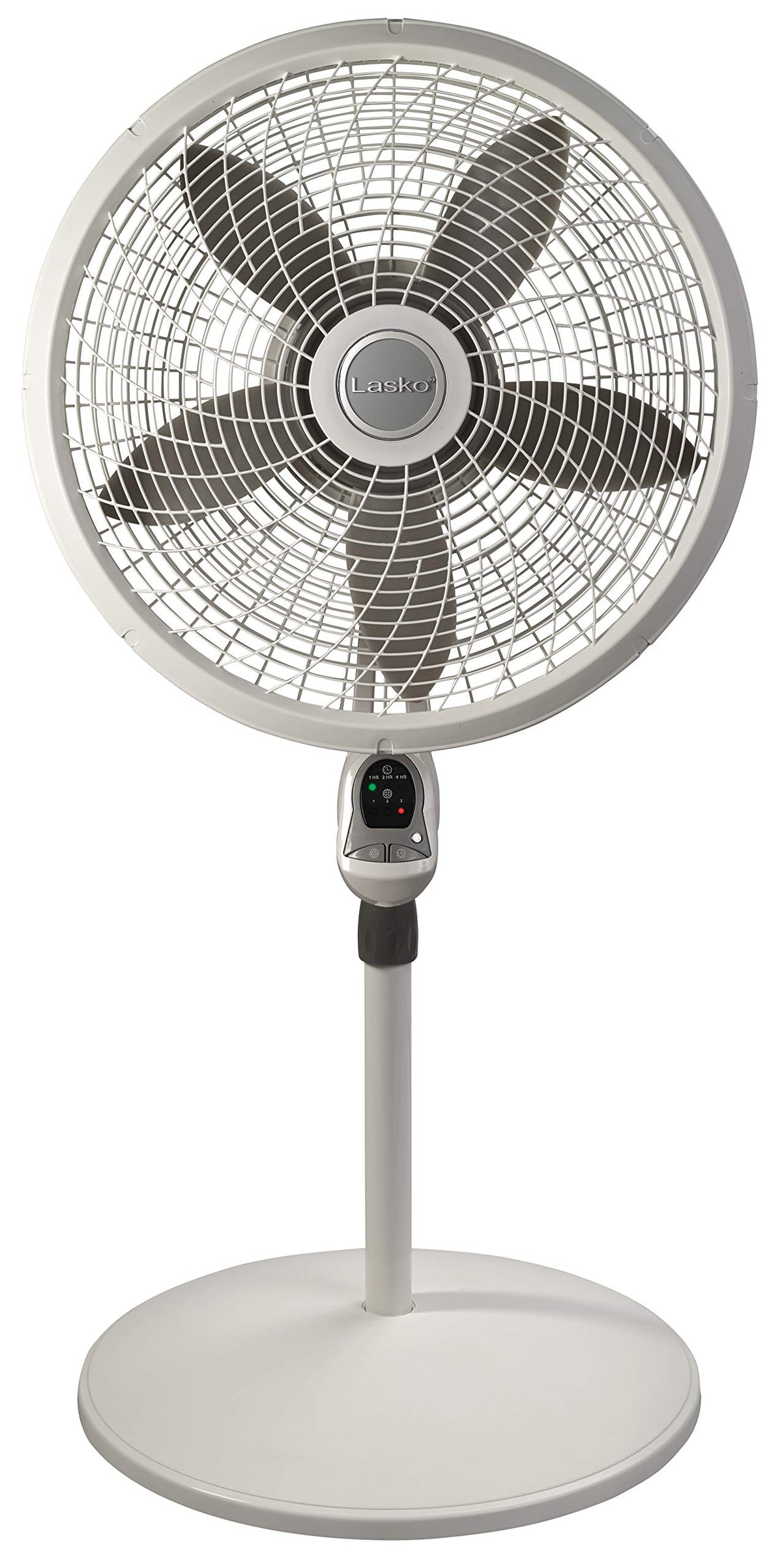Adjustable 3 Speed 18" White Pedestal Fan V23161