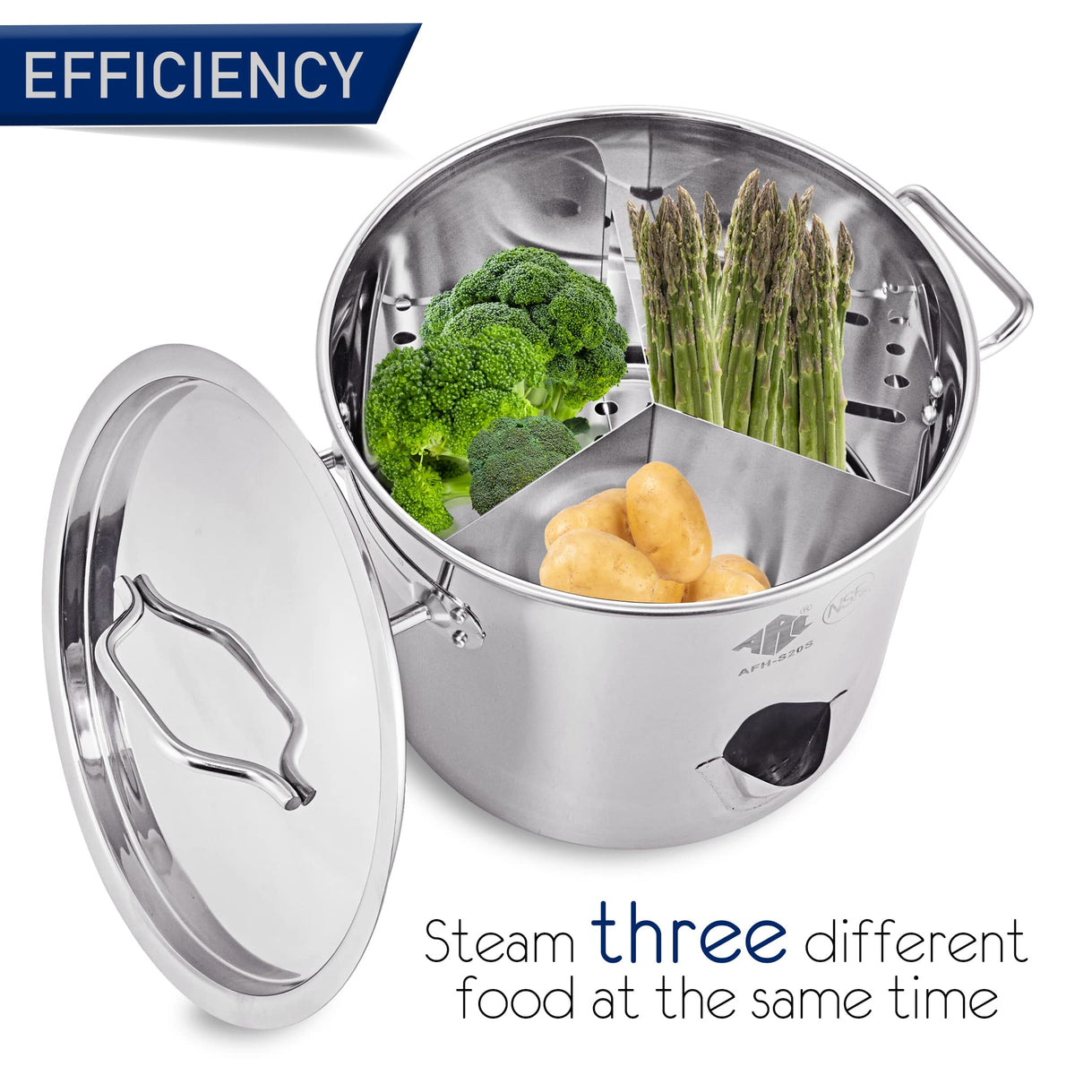 20QT Stainless Steel Tamale Steamer Pot B146396
