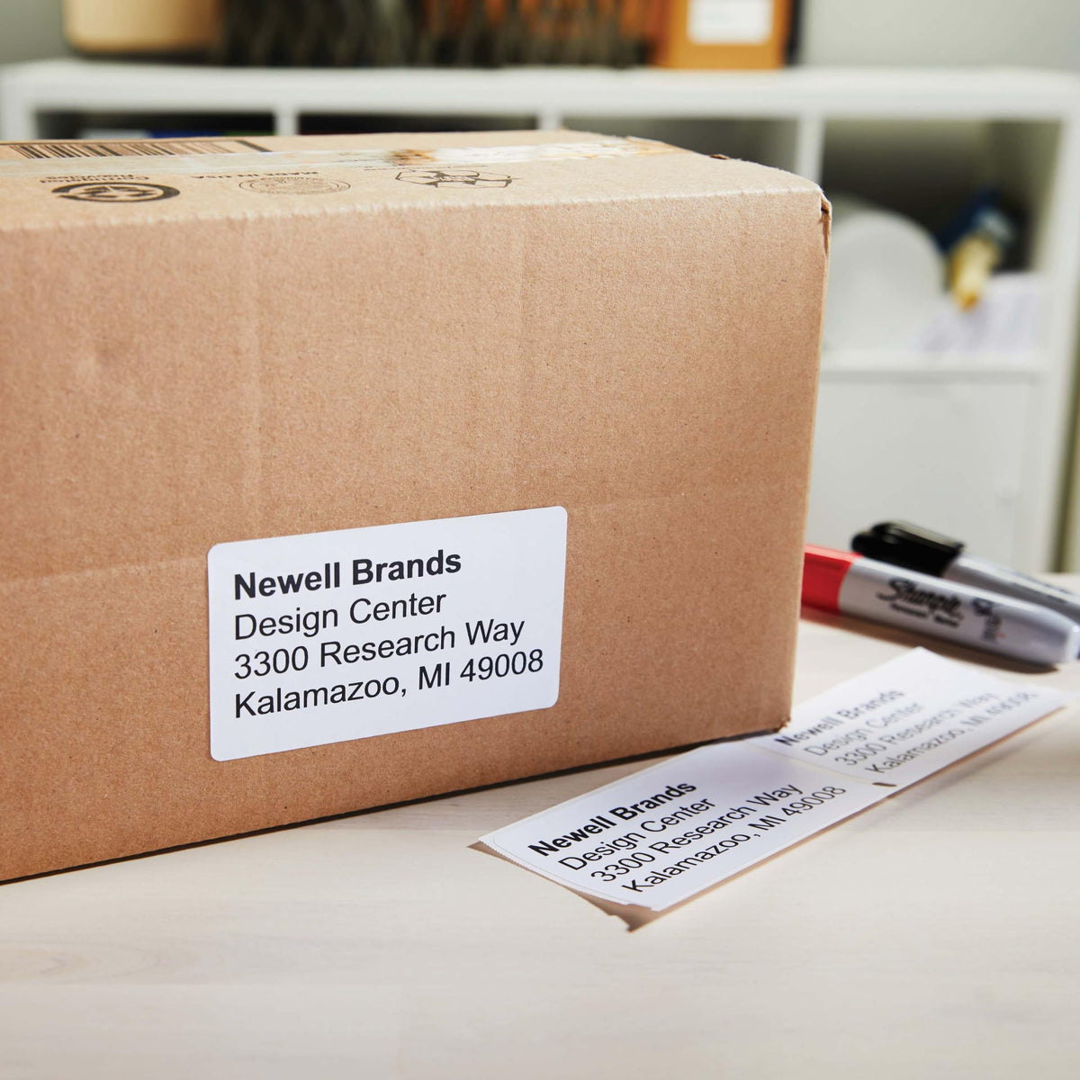 Large Shipping Labels for LabelWriter Printers, 6 Rolls of 300 P770