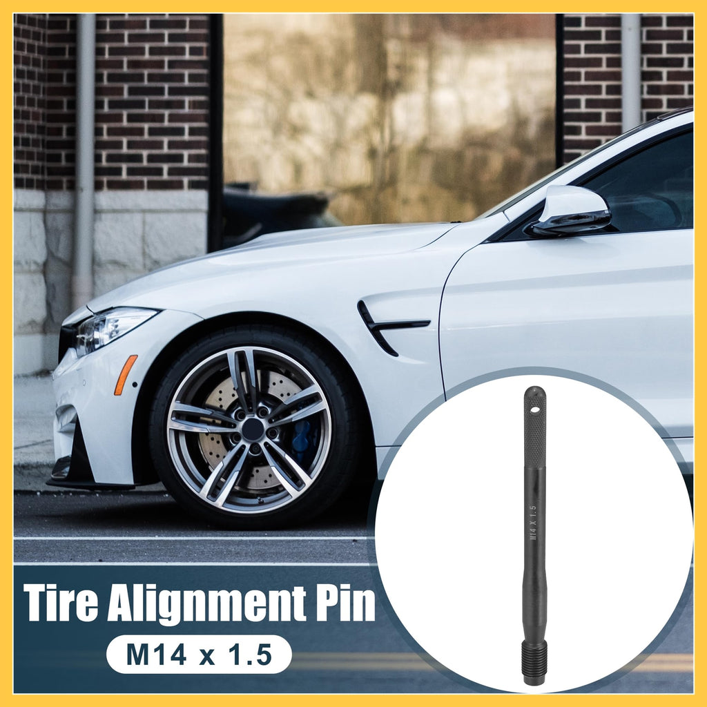 Black Carbon Steel Wheel Hangers Alignment Pin M14x1.5 I97881