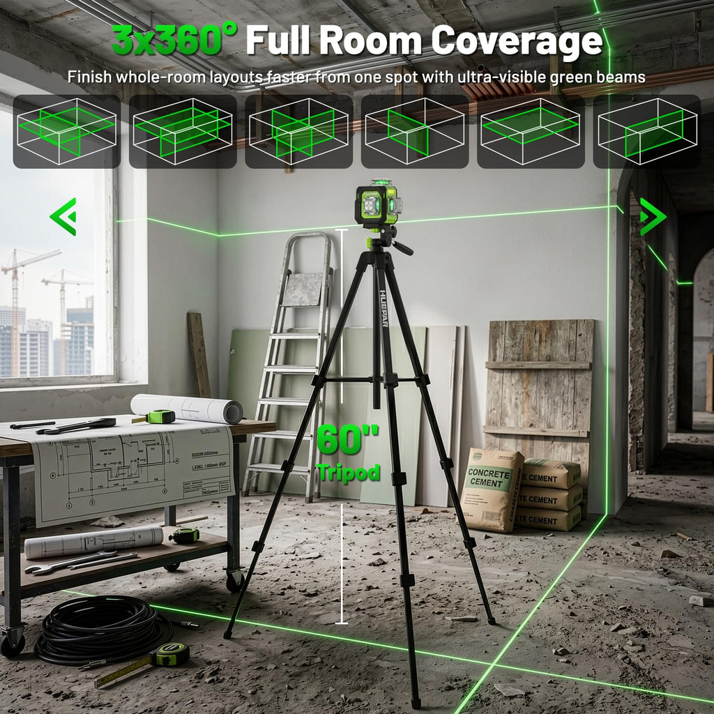 3D Laser Level 360° Self Leveling R6587