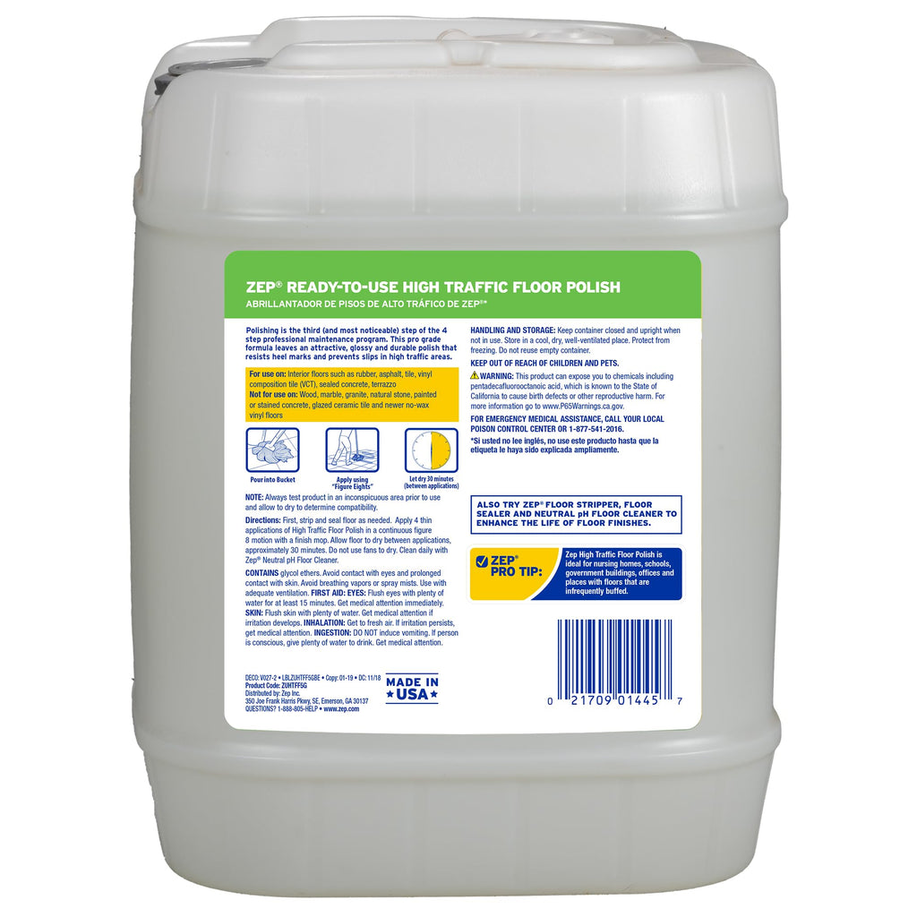 High Traffic Floor Polish 5 Gal Q428353