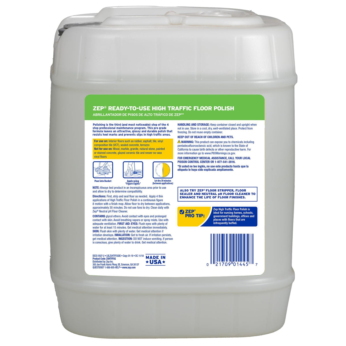 High Traffic Floor Polish 5 Gal Q428353