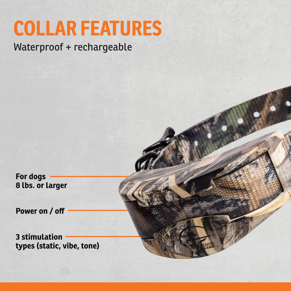 Waterproof Realtree Camo Add-A-Dog Collar M752