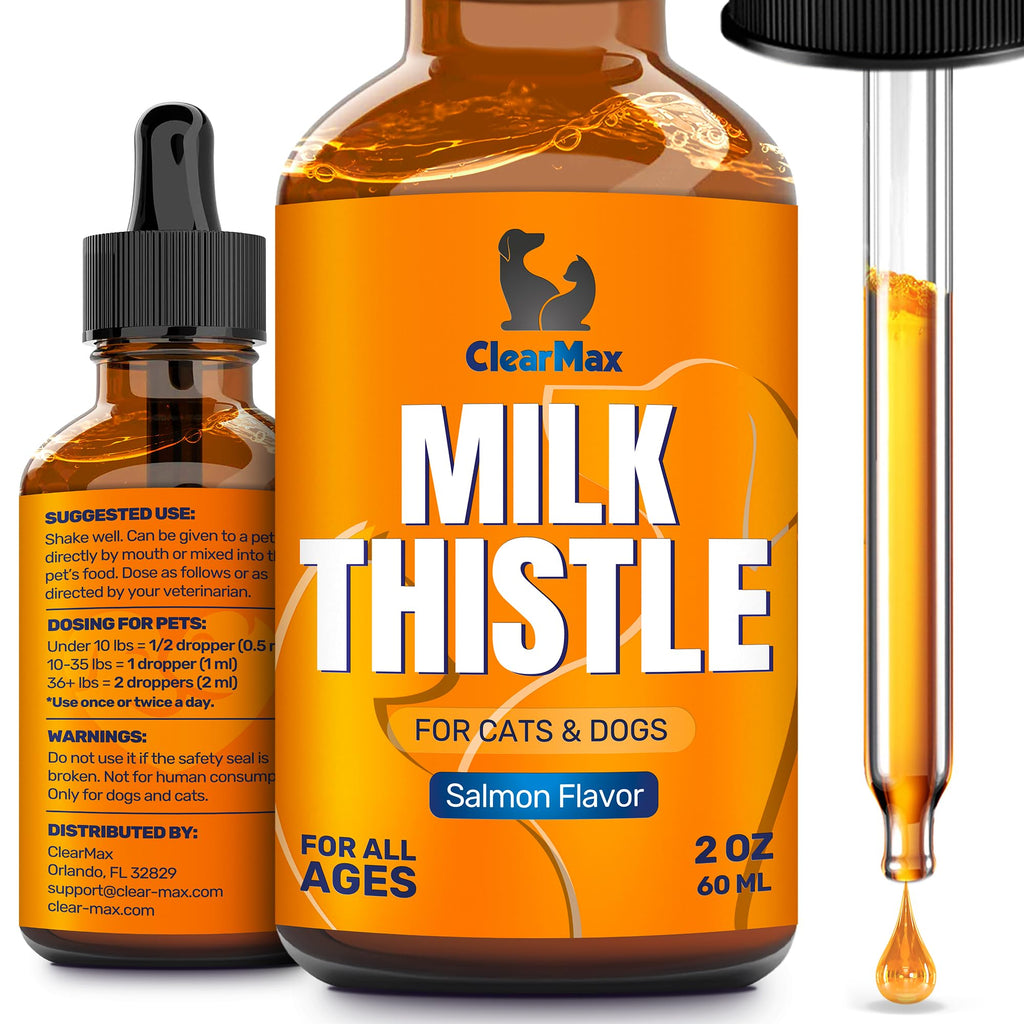 Milk Thistle for Dogs & Cats, 2 Oz W909