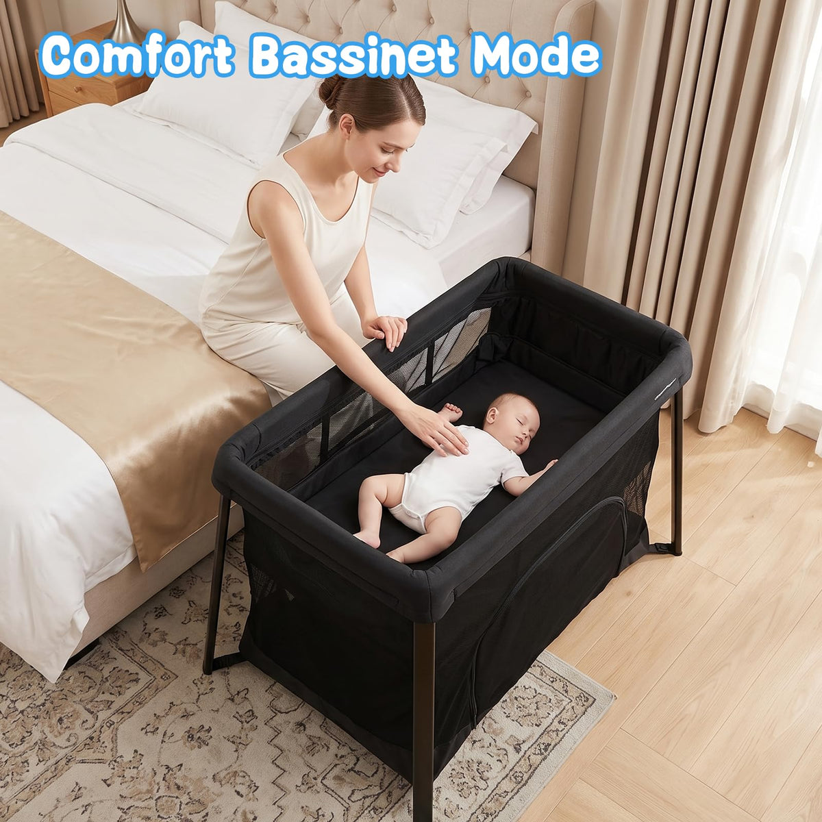 Portable Playpen with Bassinet F22817