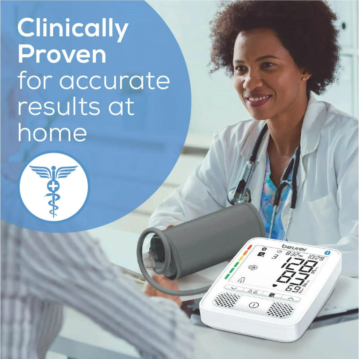 Upper Arm Blood Pressure Monitor with Bluetooth and Talking Function G5459