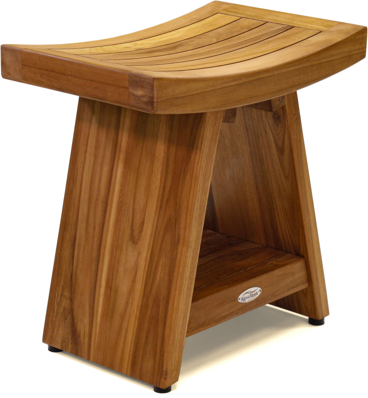 18" Teak Shower Bench with Shelf K59305