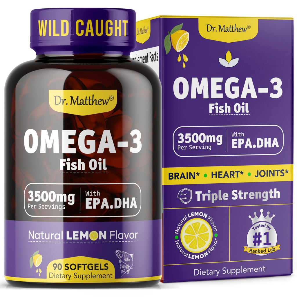 Omega-3 Fish Oil 3500 mg 90 Softgels Y517748