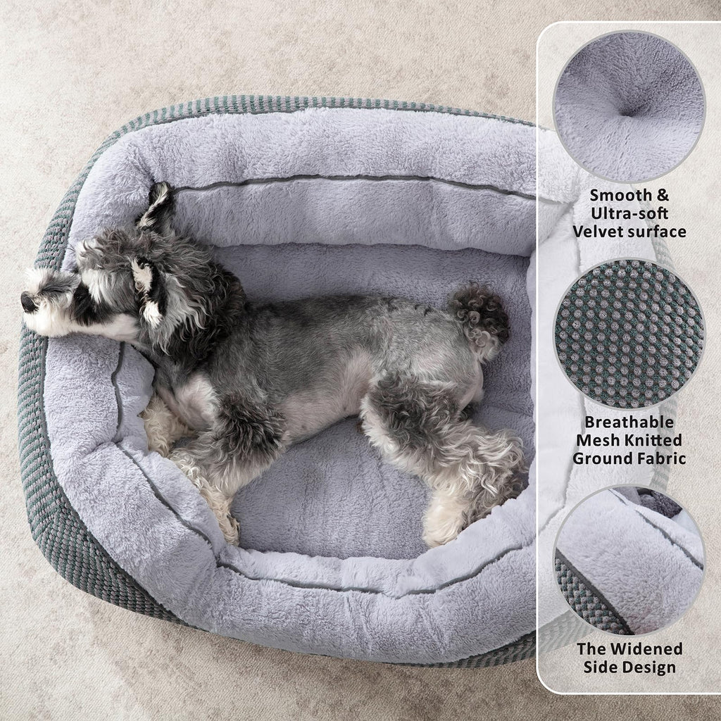 Medium Washable Orthopedic Dog Bed with Anti-Slip Bottom P623