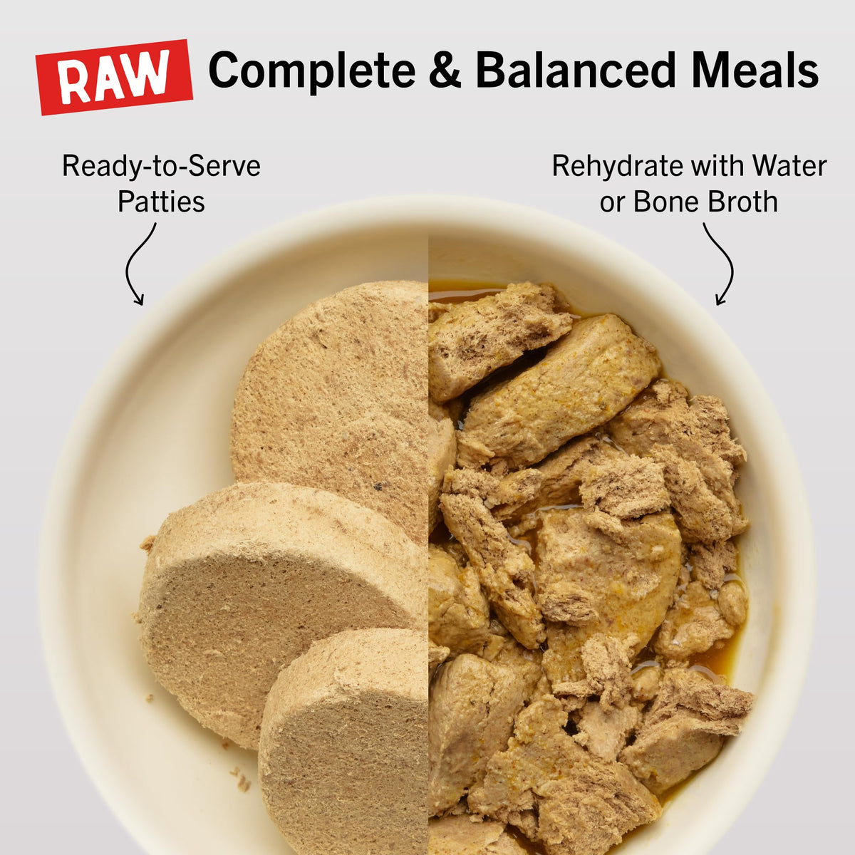 Freeze-Dried Raw Beef Grain-Free Dog Food 25 oz F82668