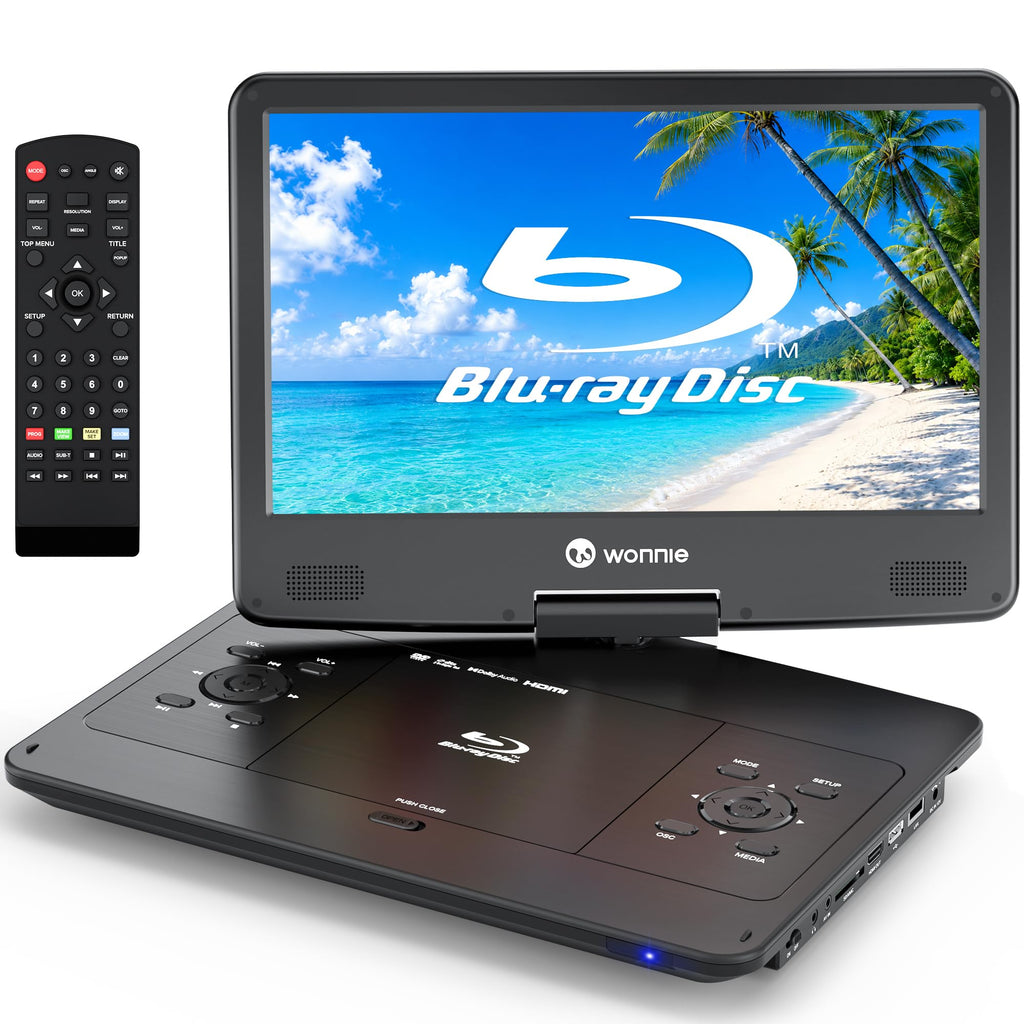 16.9" Portable Blu Ray Player with 14.1" 1080P Swivel Screen A163873