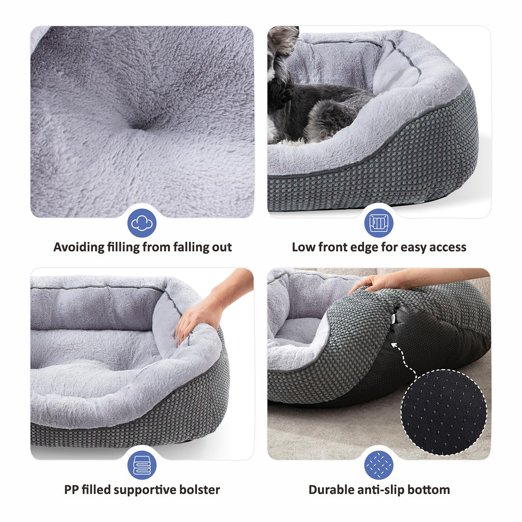Medium Washable Orthopedic Dog Bed with Anti-Slip Bottom P623