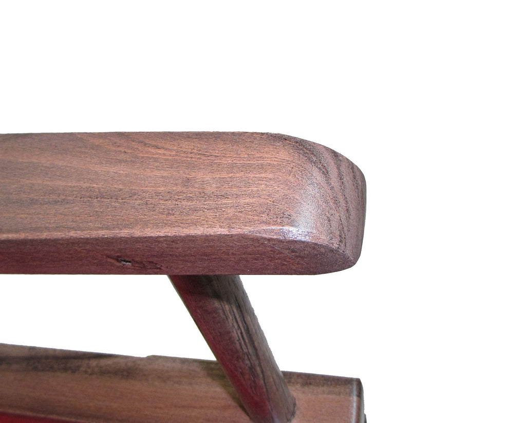 18" Walnut Frame Directors Chair T321