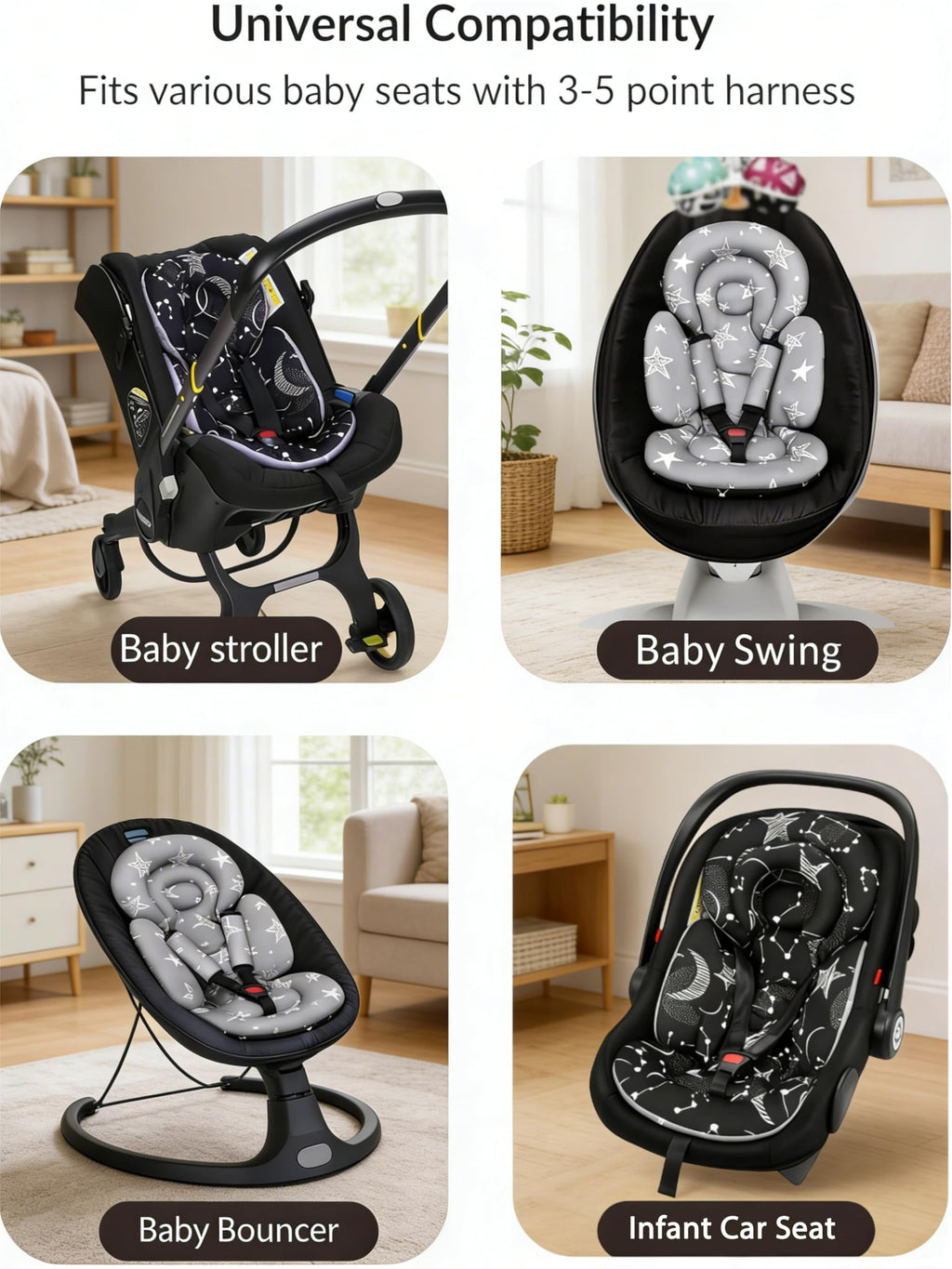 Infant Car Seat Insert with Removable Cushion V359757